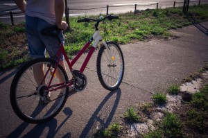 自転車と膝痛